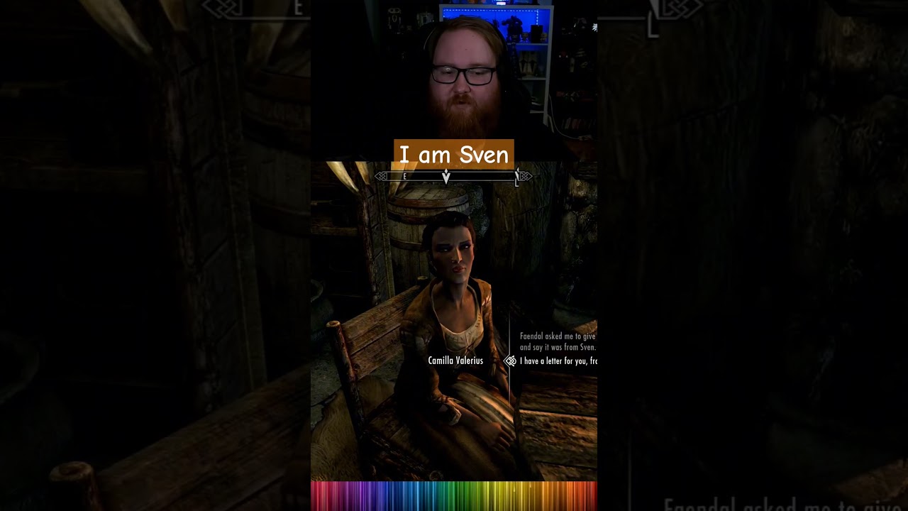 Sven from another mother #sven #goldenclaw #skyrim #funnymoments #shorts