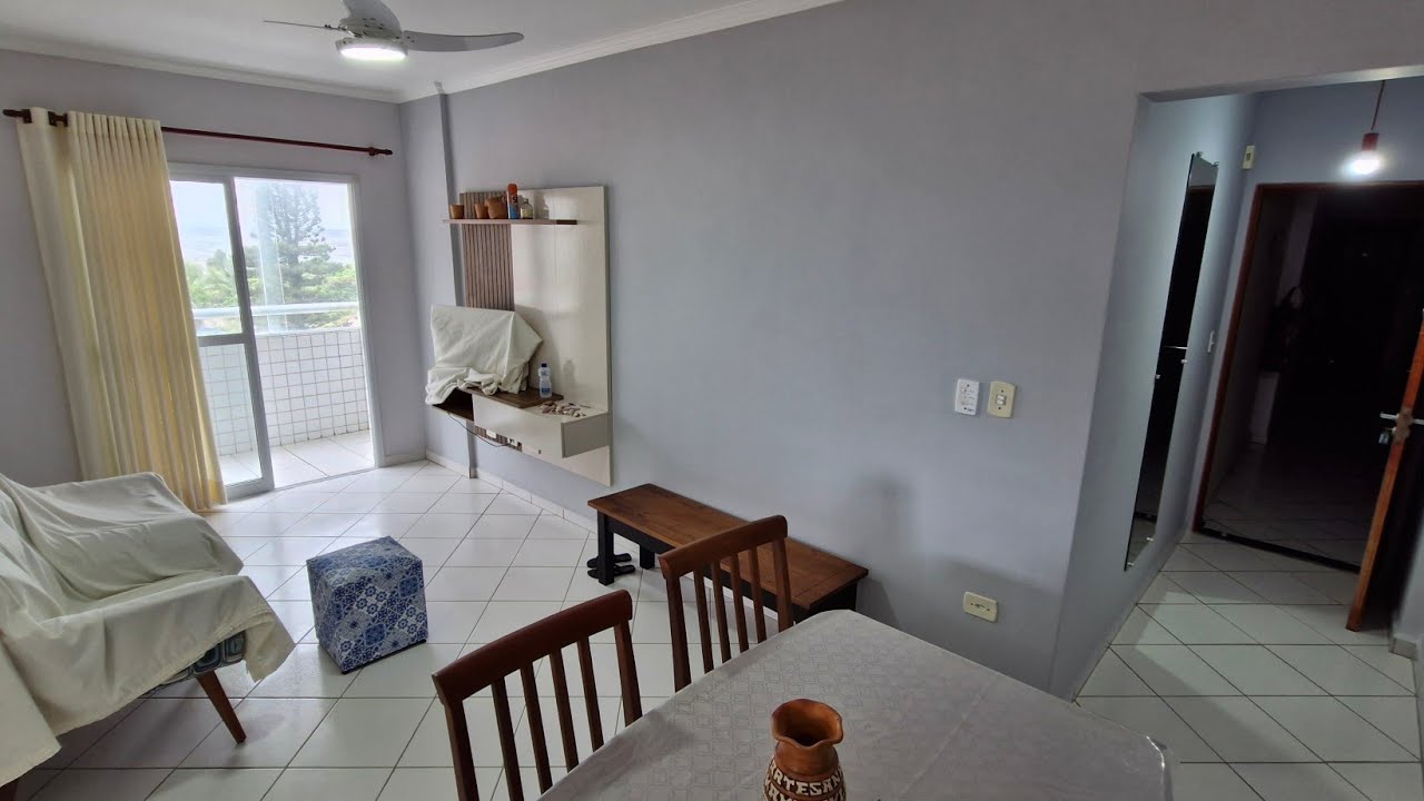 Lindo apartamento com 52 M² | Sacada com vista para o mar em Mongaguá