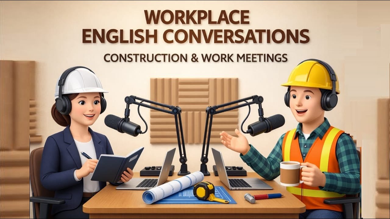 Essential English for Construction Sites & Work Meetings | Smart English Official Podcast