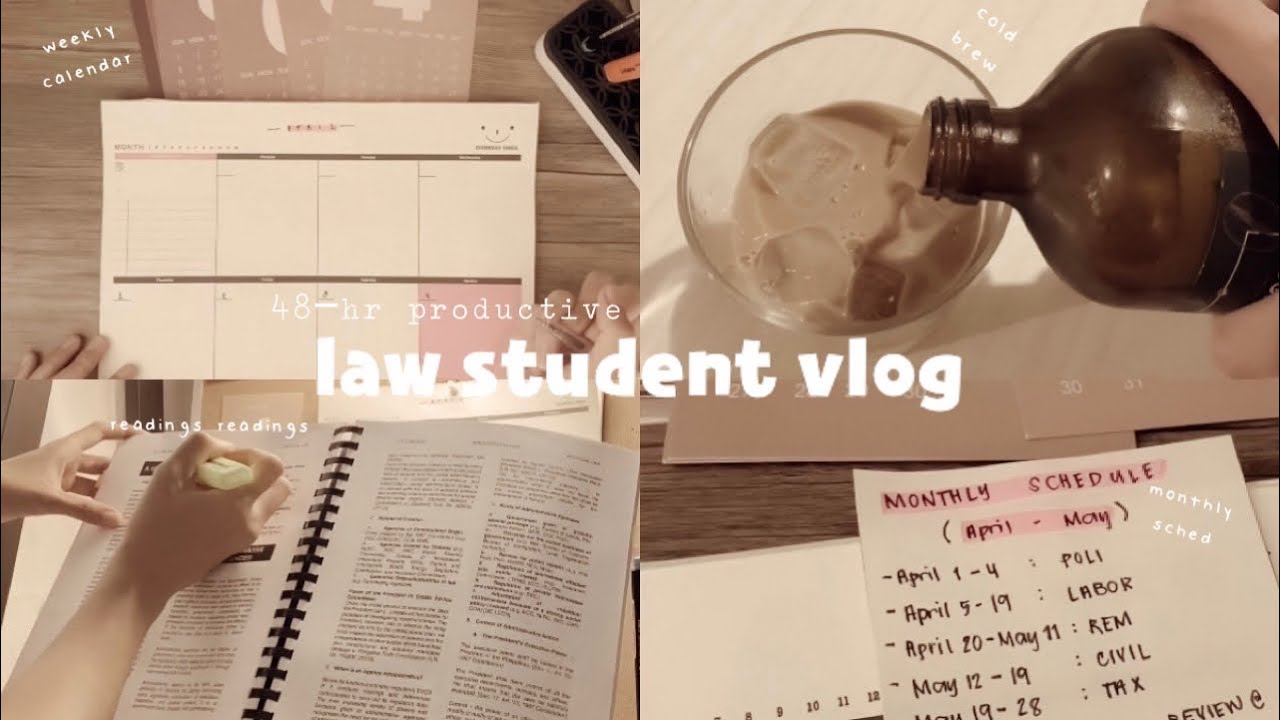 law student life ep. 1 | road to 🥑  48-hr productive study vlog (philippines)