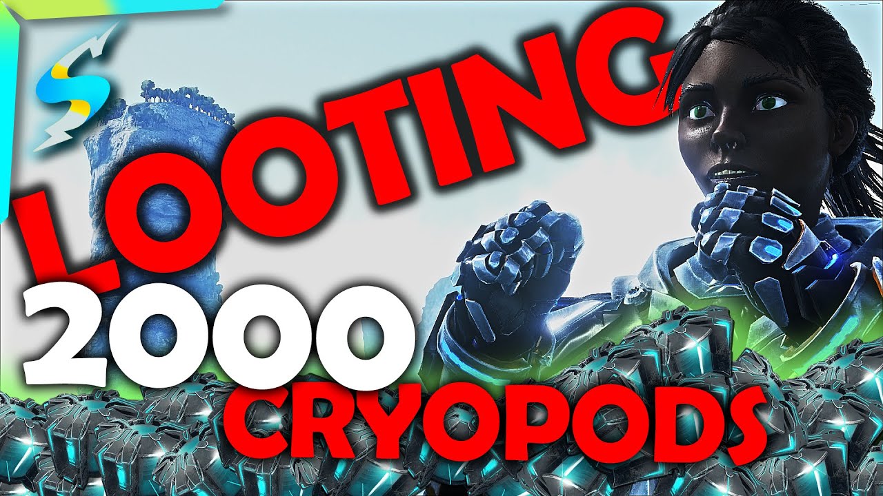Ark Official Small Tribes | Looting Over 2000+ Cryos From Insane Hidden Base Spot