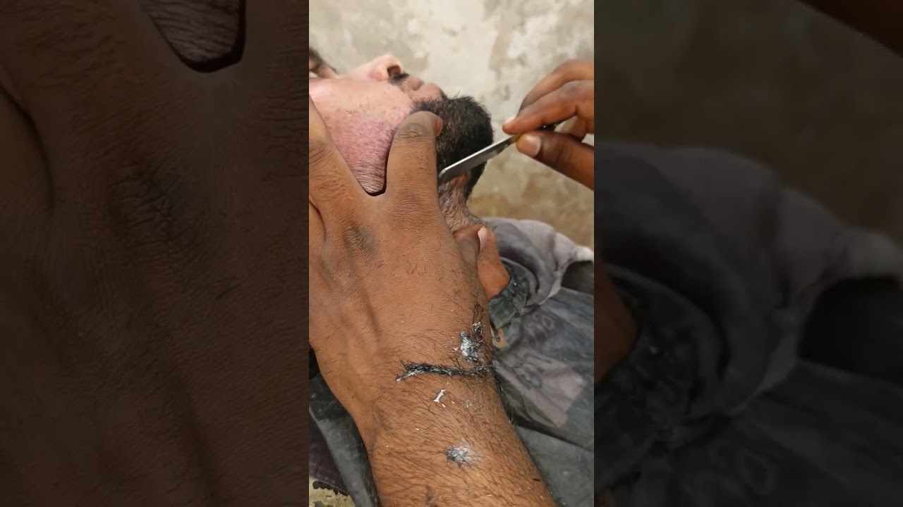 L Beard hair style cutting 
