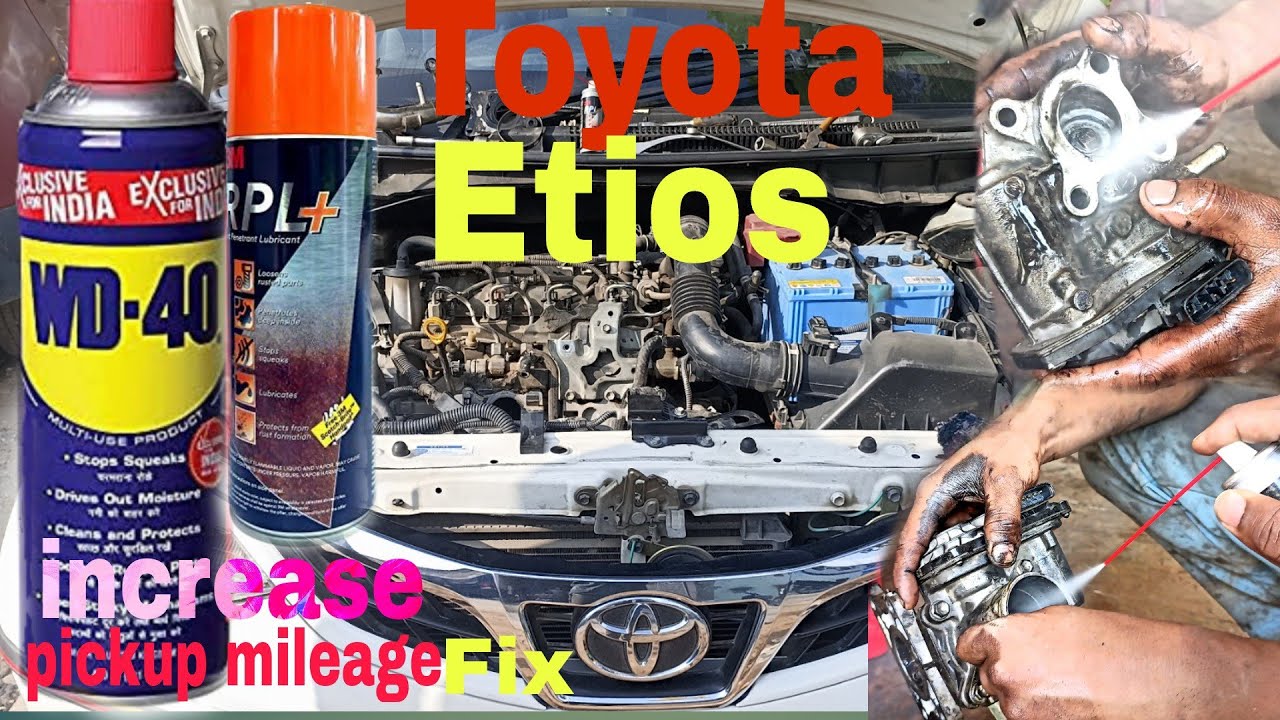 How to milenge pickup increase Toyota Etios// Toyota Etios EGR clean(EGR) किलिन कैसे करे