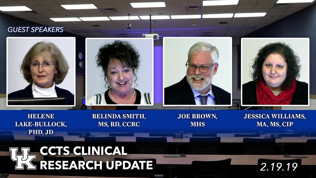 Clinical Research Update 2/19/19 "Human Subject Protection Update: Time for Transition"