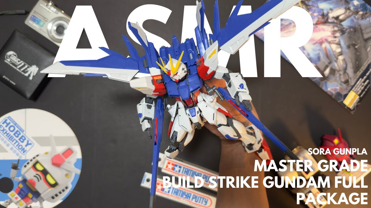 Master Grade Build Strike Gundam Full Package  |ASMR  BUILD| Mobile Suit Gundam Build Fighters