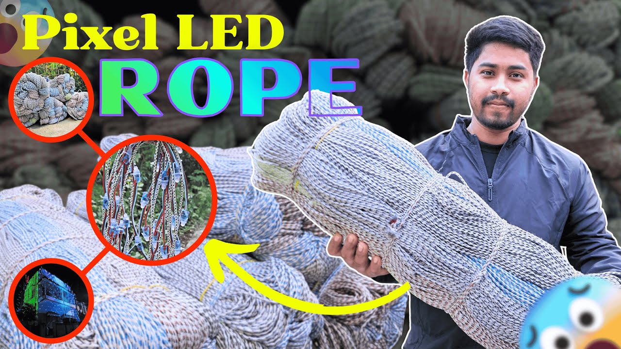 🚀 5V Pixel LED Rope इस्तेमाल करने का पूरा तरीका | Bikash Electronics