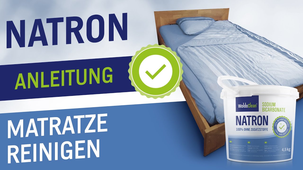 Matratze mit Natron reinigen und Geruch reduzieren - Anleitung / Tipps