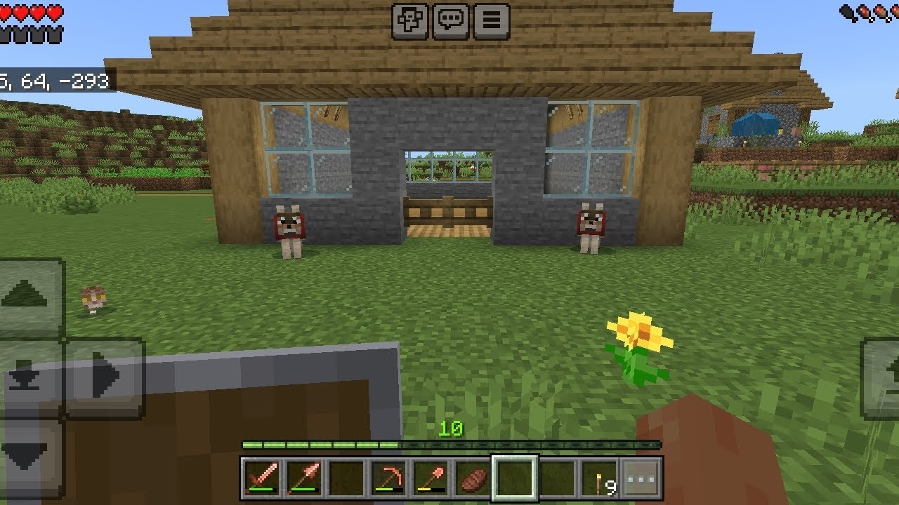Survival 5 köylü evi yaptım
