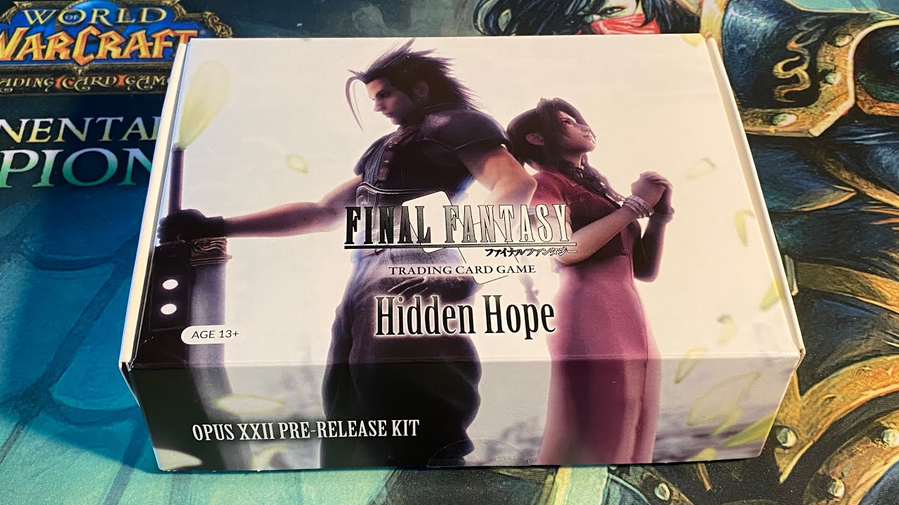 Final Fantasy TCG Hidden Hope Prerelease Kit!