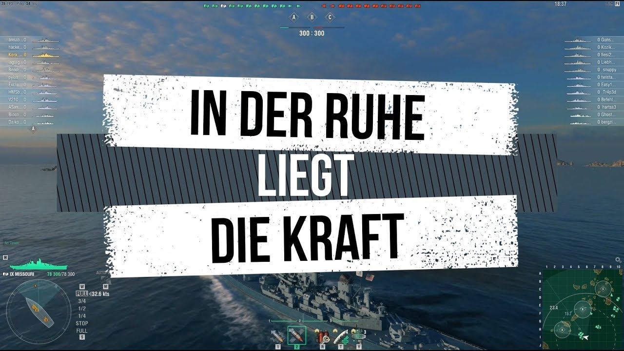 World of Warships | Kommentiertes Gameplay |  In der Ruhe liegt die Kraft