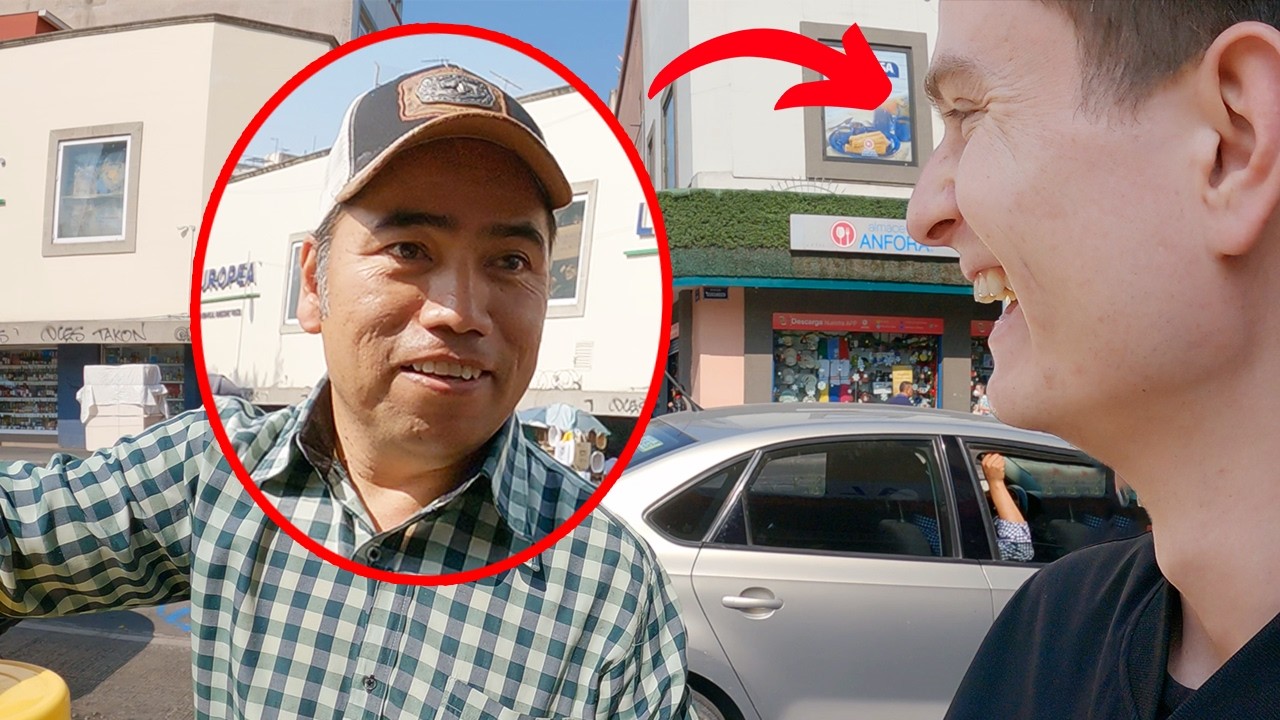 Guy Orders In Perfect Spanish, Shocks Street Vendors