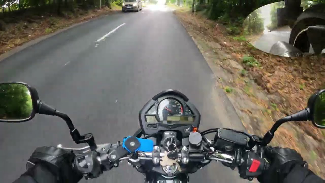 Honda CB600F Hornet - DualCam - HighREVs - FunRide [4K] [Akrapovic]