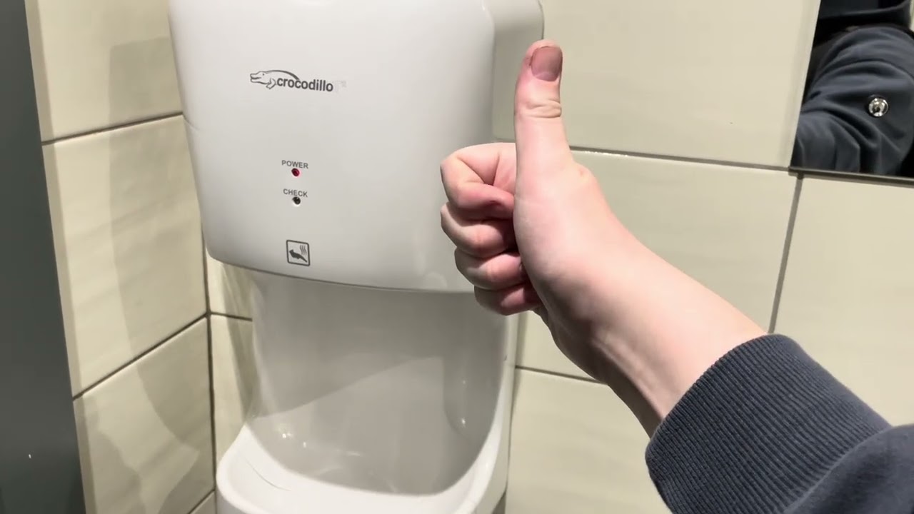 Crocodillo T2 Hand Dryers in Coffee#1, Exeter, Devon 02/03/2026 