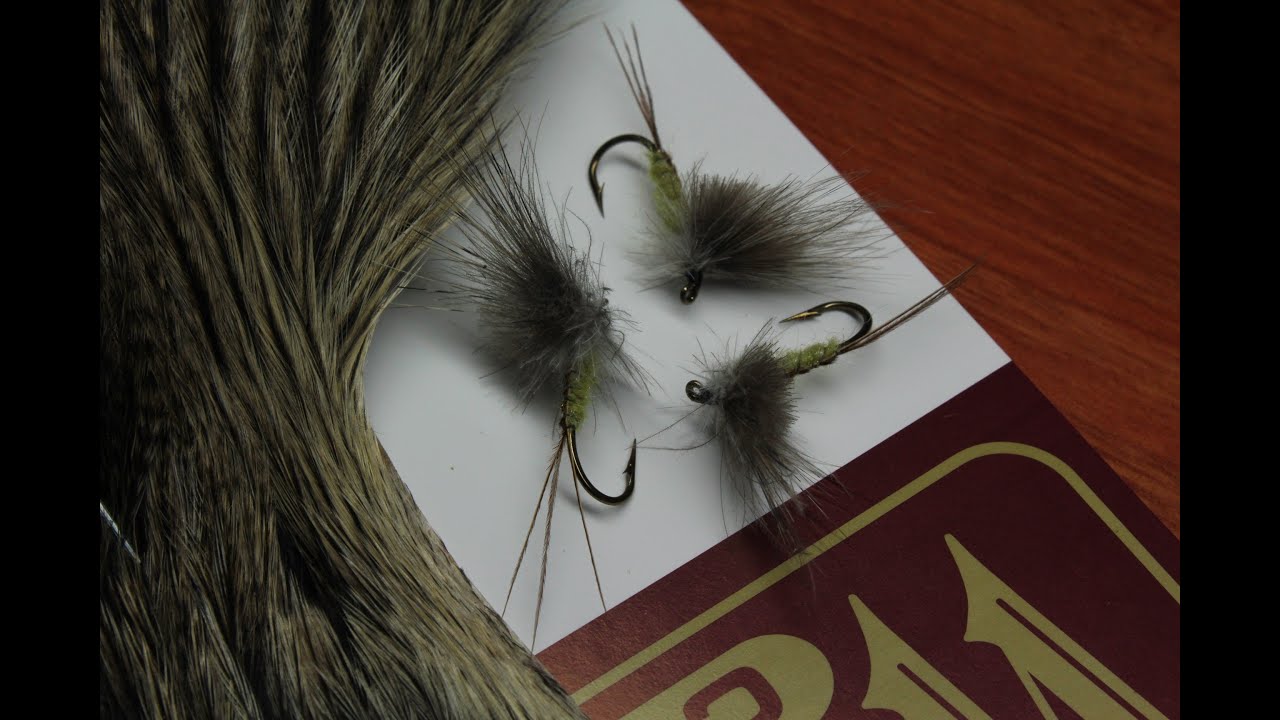 Emphemera danica with upright cdc wing SMHAEN STYLE (dry fly)