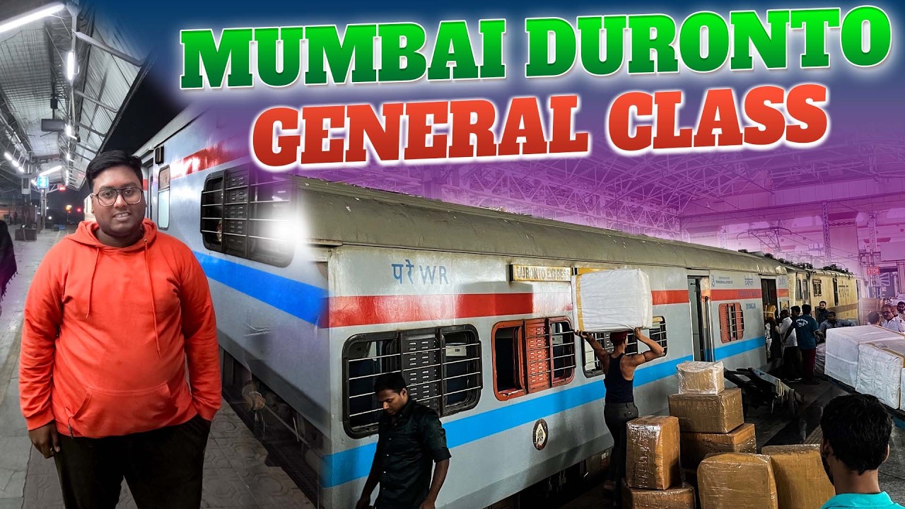 I TRAVELLED DELHI TO MUMBAI IN ₹600 ONLY | MUMBAI DURONTO | GENERAL CLASS