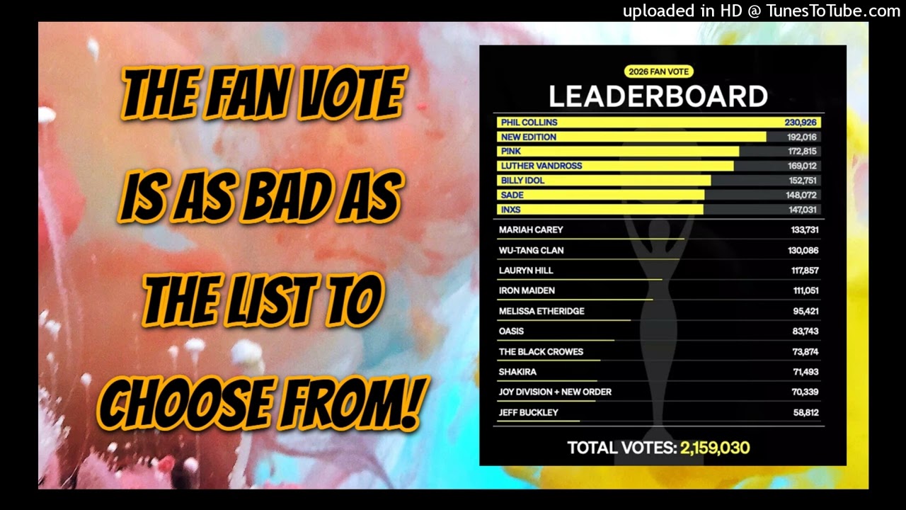 Rock Hall Fan Vote Is As Bad As The List of Nominees!