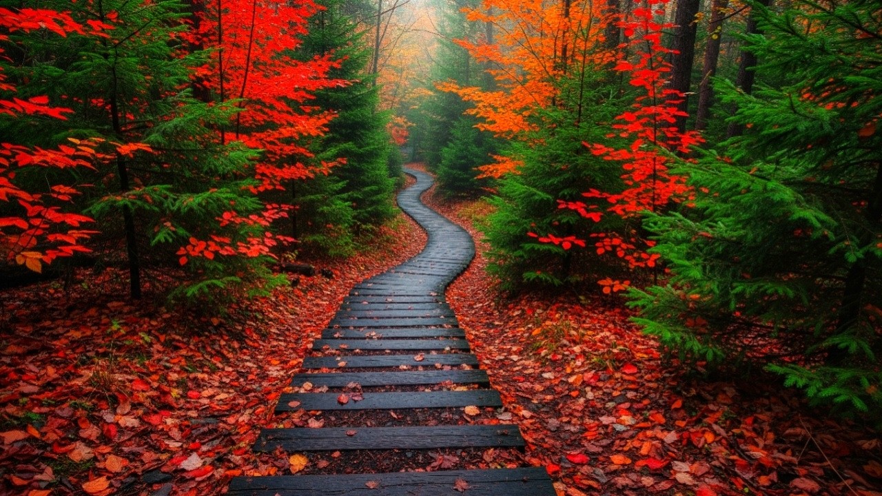 Peaceful Autumn Nature 🍂 Relaxing Music to Heal the Nervous System and Mind