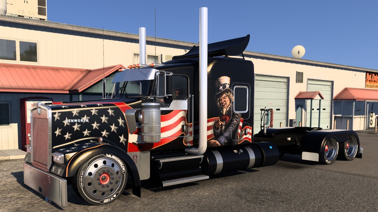 American Truck Simulator / Kenworth W900 Long and Lowered Part 48 / Let's Play