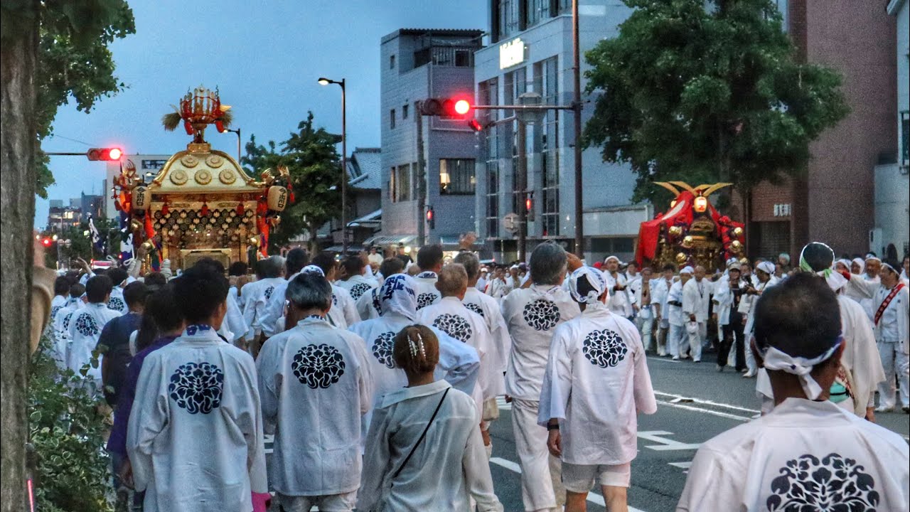 令和5年　京都府京都市上京区　御霊神社(上御霊神社)     御霊祭　還幸祭　神輿　渡御巡幸