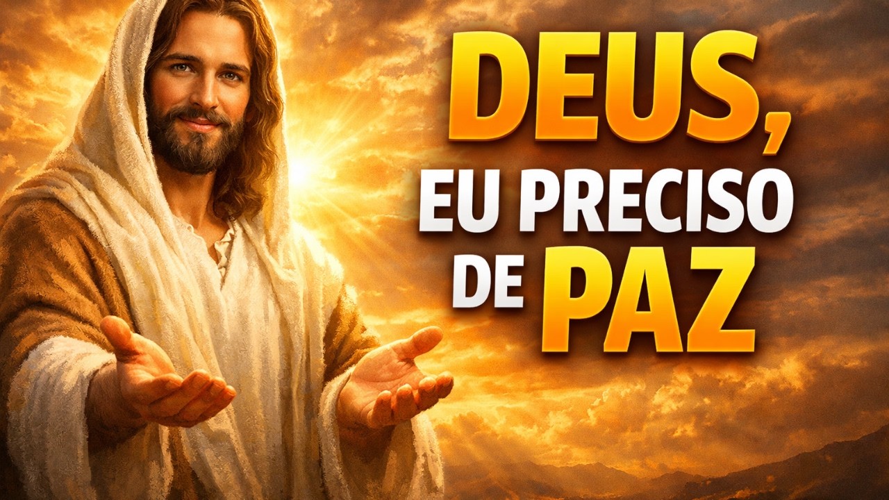 ORAÇÃO PODEROSA PARA SENTIR A PRESENÇA DE DEUS E DESCANSAR EM PAZ | Entregue Tudo a Ele