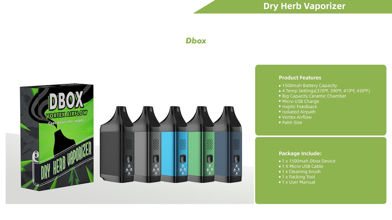 How to use Dbox Dry Herb vaporizer