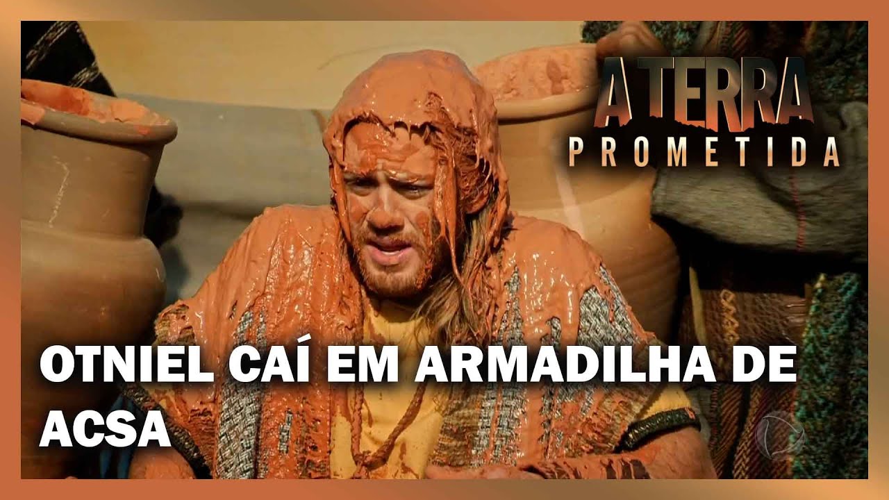 Otniel caí em armadilha de Acsa e é humilhado na frente de todos | A TERRA PROMETIDA