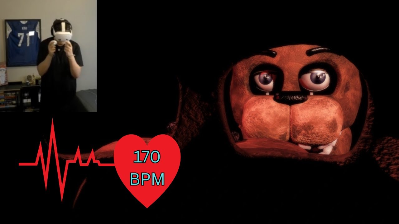 THIS GAME SENT MY HEART RATE TO 170 BPM (FNAF VR)