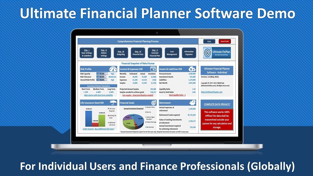 Ultimate Financial Planner Software Demo by Ultimate FinPlan