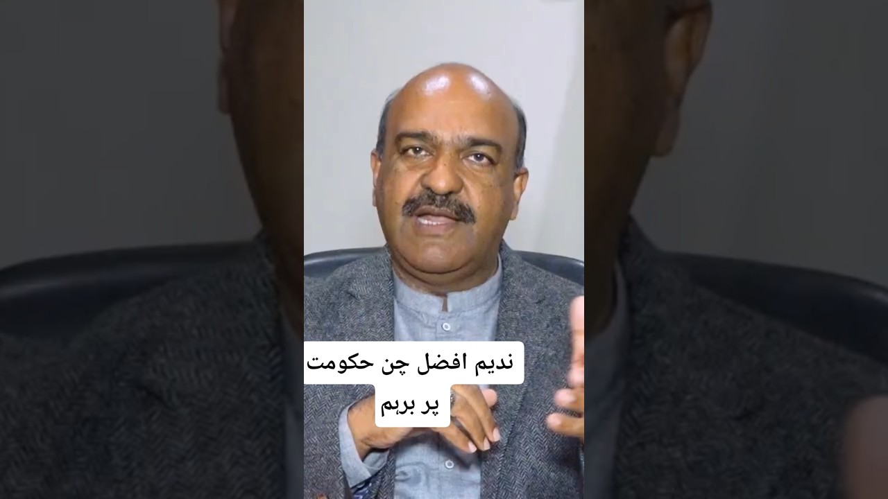 Nadeem Afzal chan Talk Punjab Government 