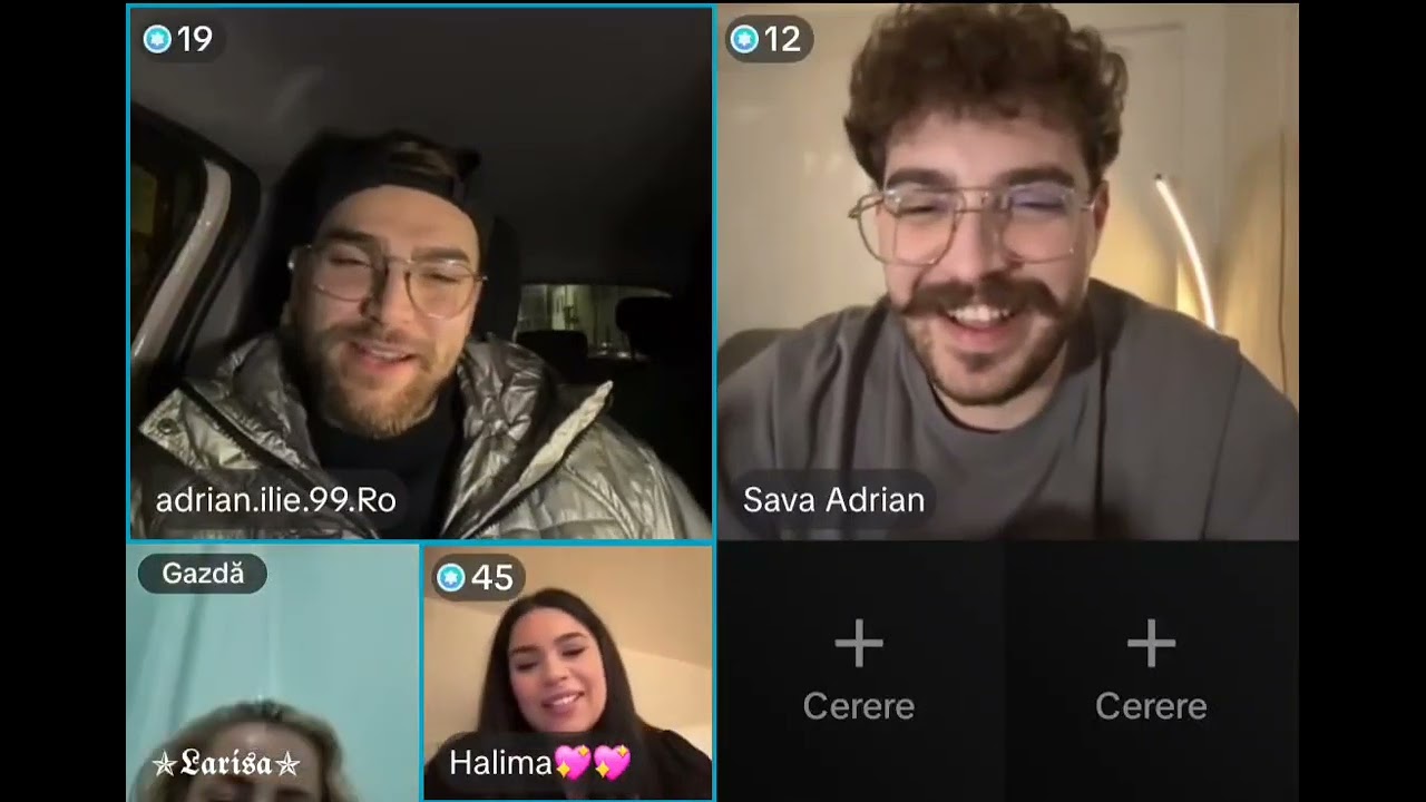 Larisa, Halima, Adi si Adrian - LIVE pe TikTok