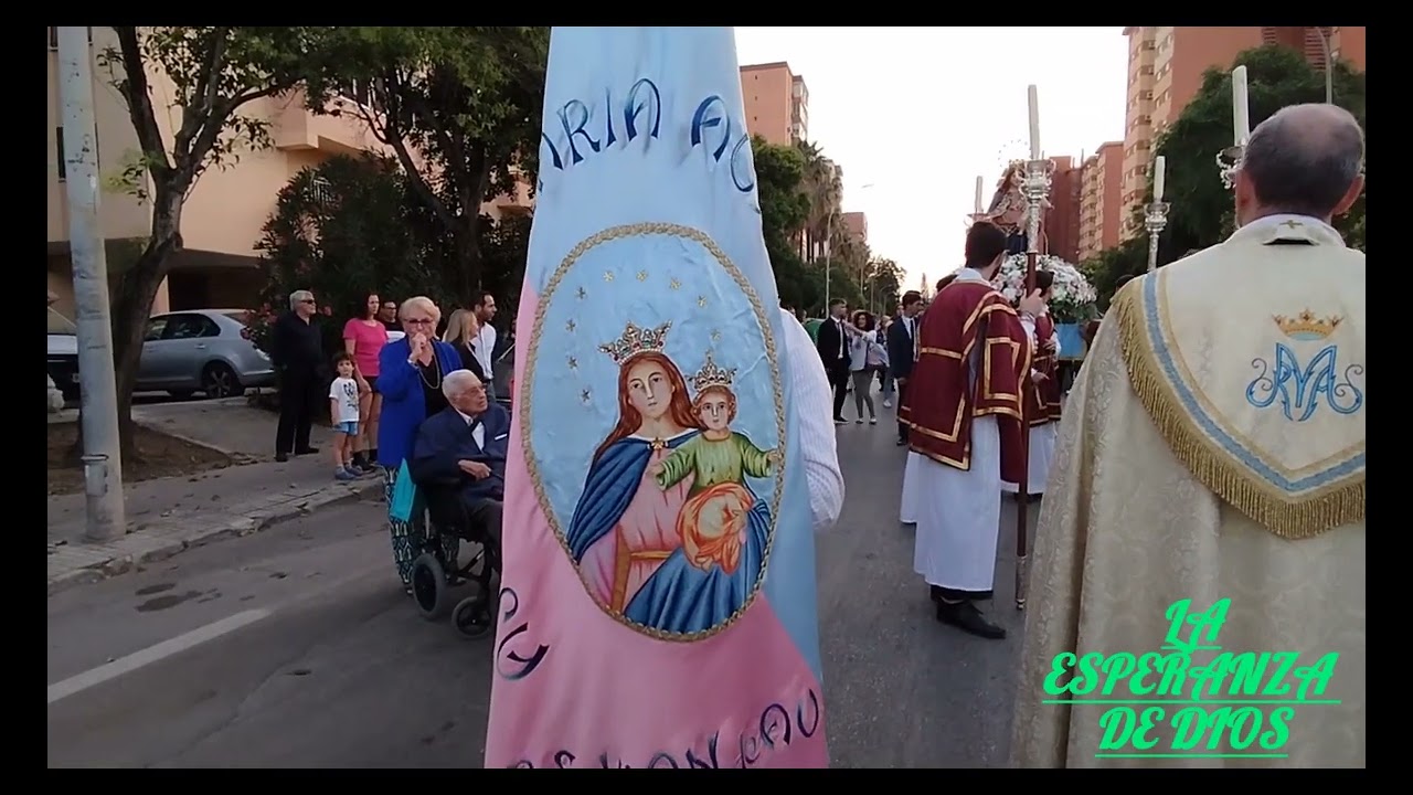 salida procesional maría Auxiliadora parroquia san juan de Ávila am rosario coronada jerez 25/05