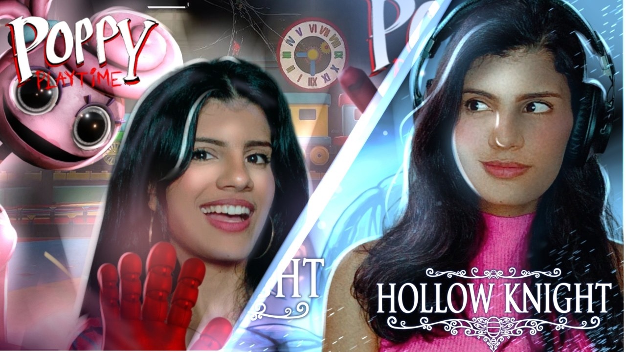 🔴 JOGANDO POPPY PLAYTIME 2 E DEPOIS CONTINUANDO HOLLOW KNIGHT! VEM PRA LIVE!!!
