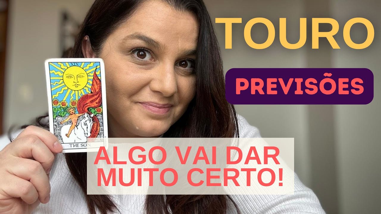 TOURO ♉ ALGO VAI DAR MUITO CERTO! ACREDITE, VOC&Ecirc; EST&Aacute; COM SORTE!