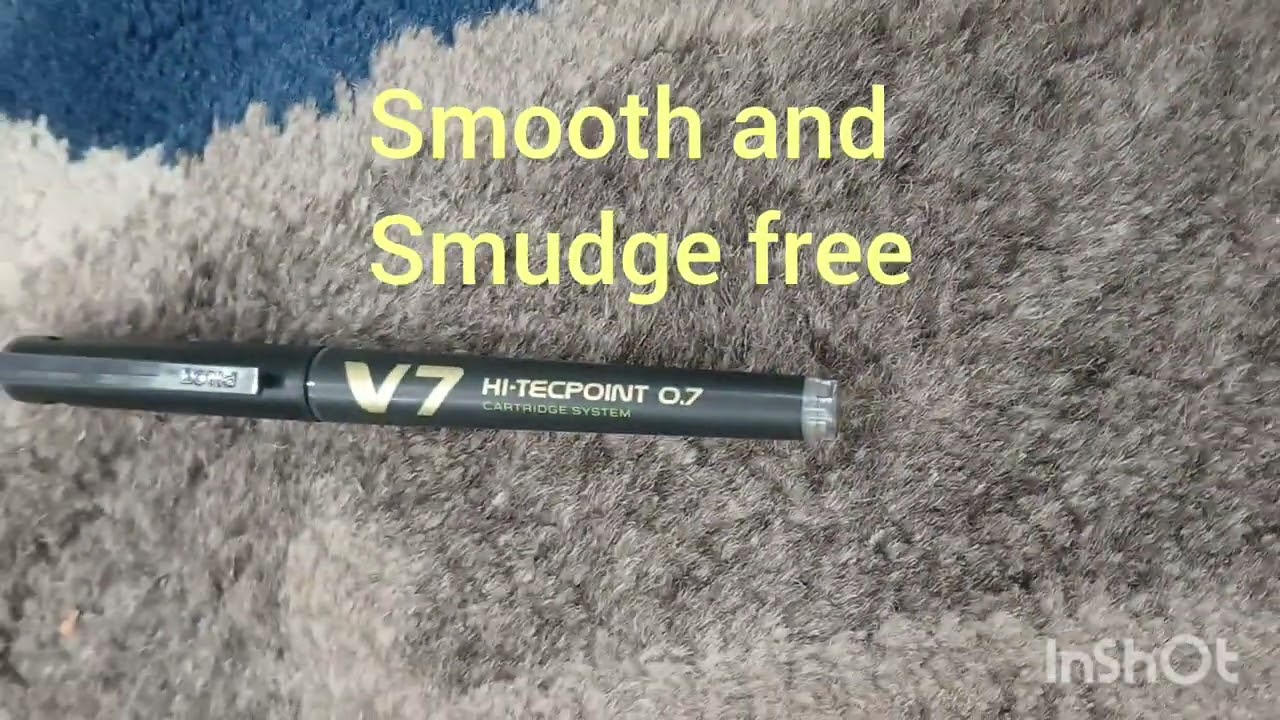 Pilot V7 Cartridge system  video