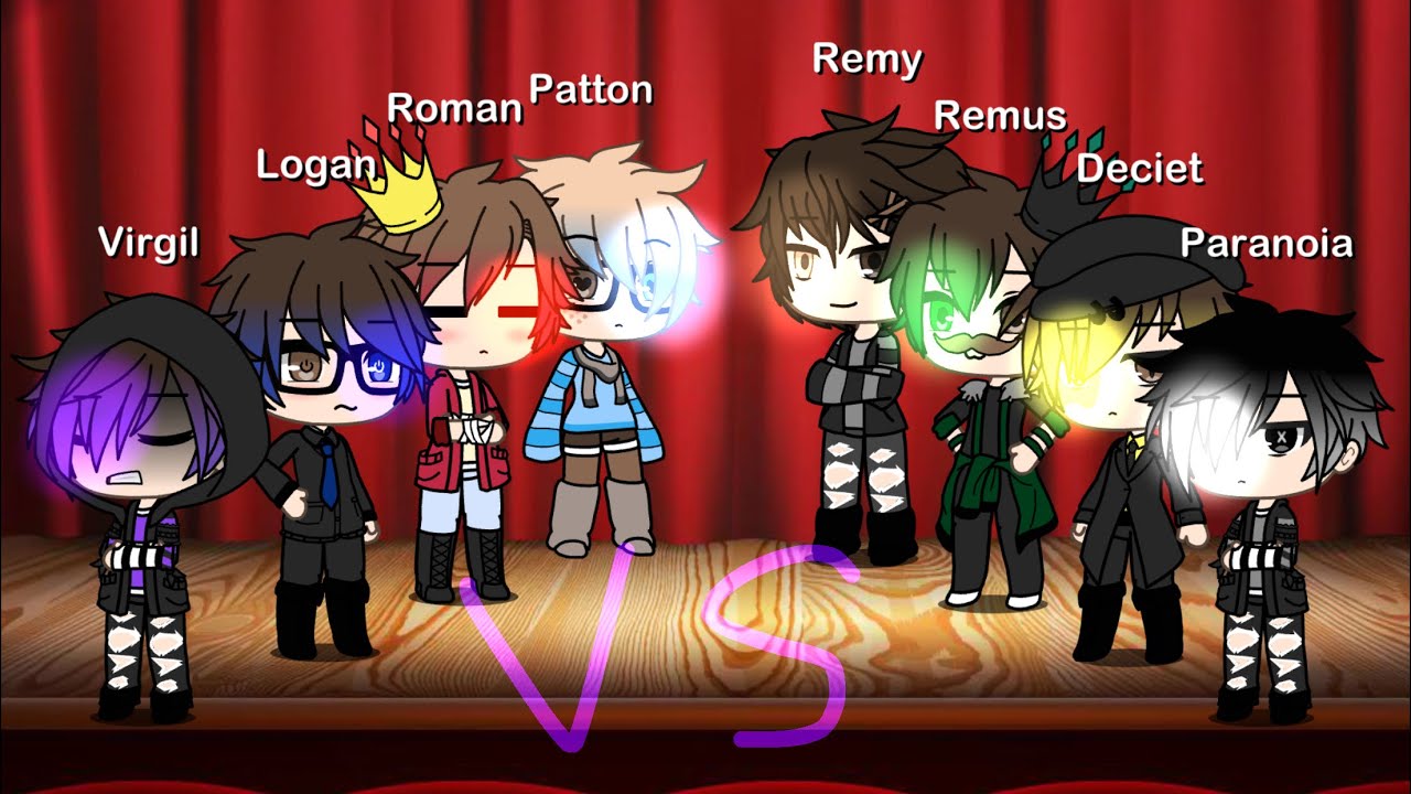 Lights Vs Dark singing battle //Sander sides// short
