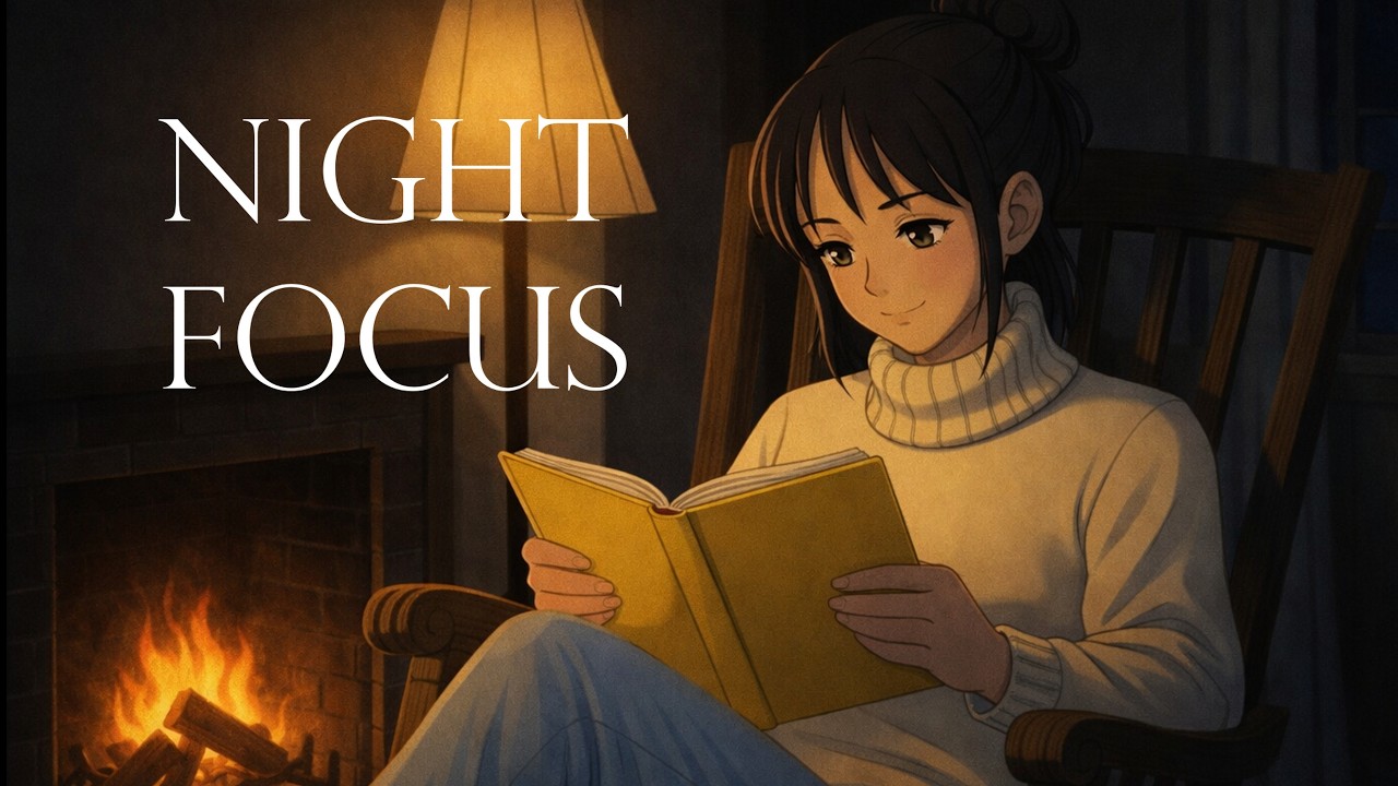 Reading by the Fireplace  | 90 Minutes Focused Ambience ｜Anne’s Pages