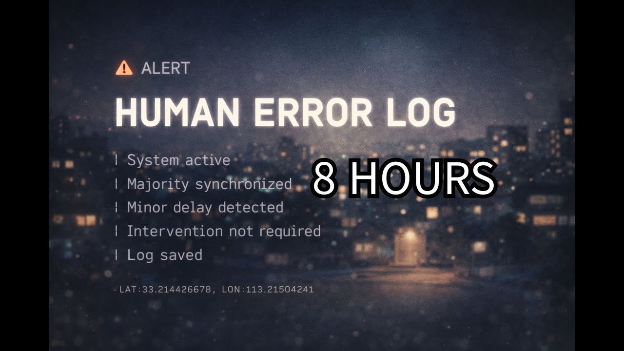 8 Hours of Ambient Night Music: Human Error Log | Full Album