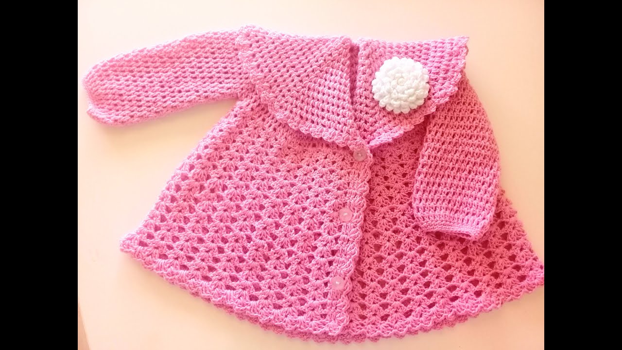 COMO HACER UN ABRIGO A CROCHET -PASO A PASO - FACIL Y RAPIDO