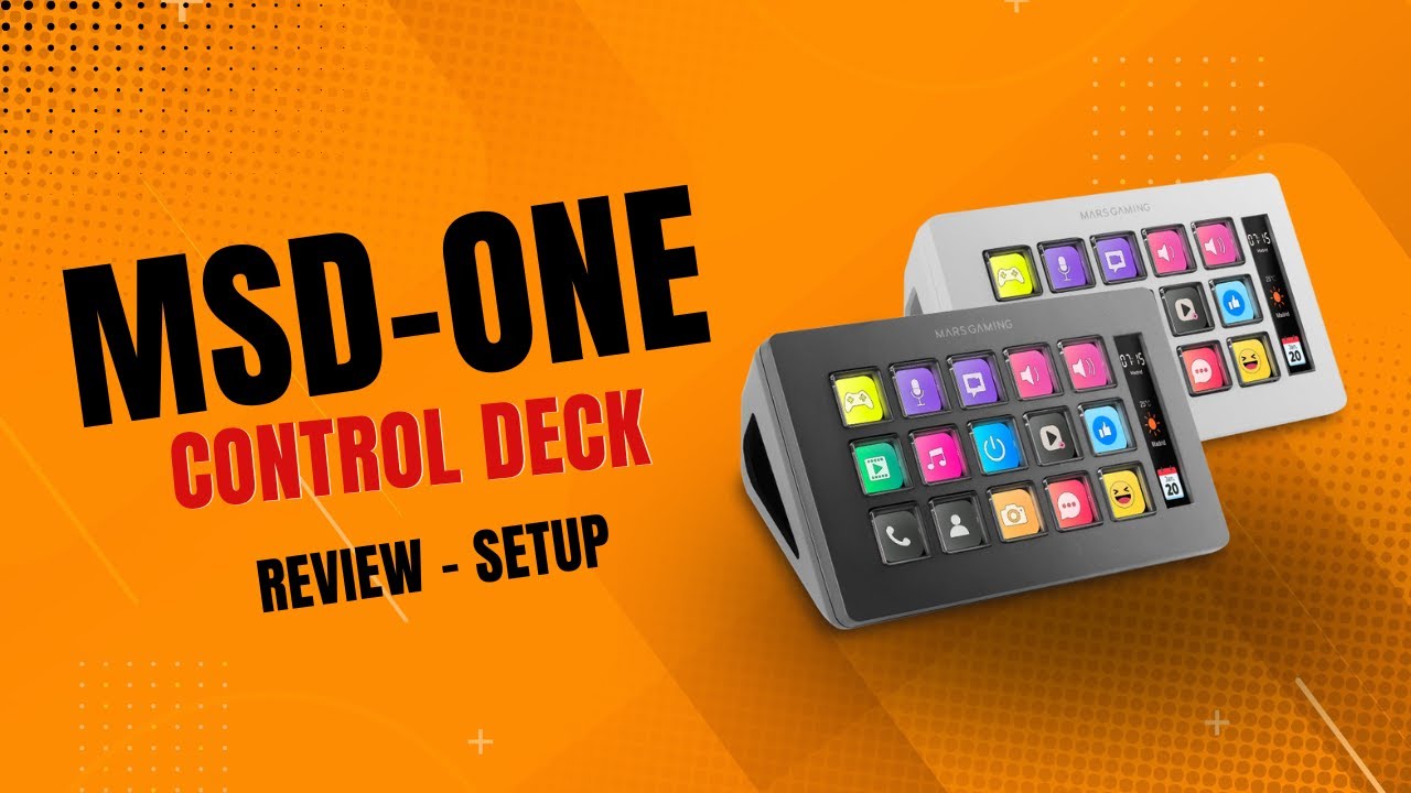 MSD-ONE control deck Review - Setup