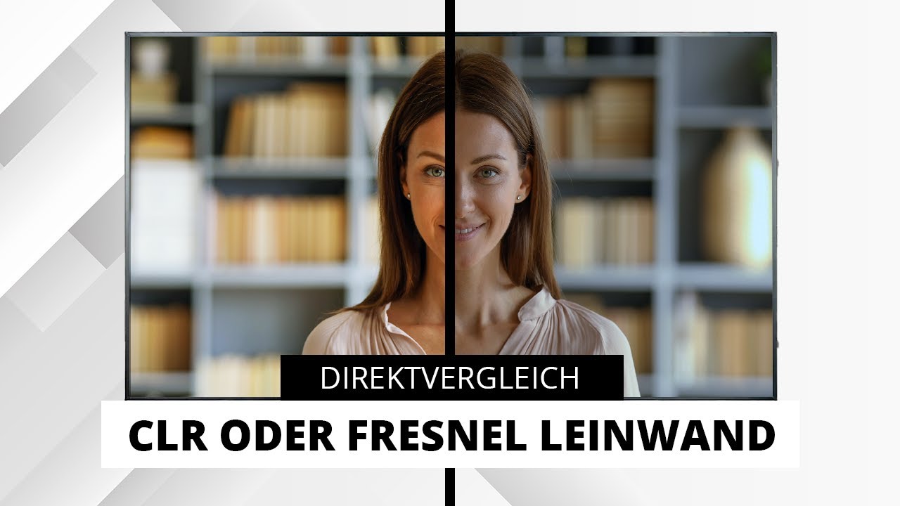 Welche Laser TV Leinwand für dein Wohnzimmer - CLR oder Fresnel?