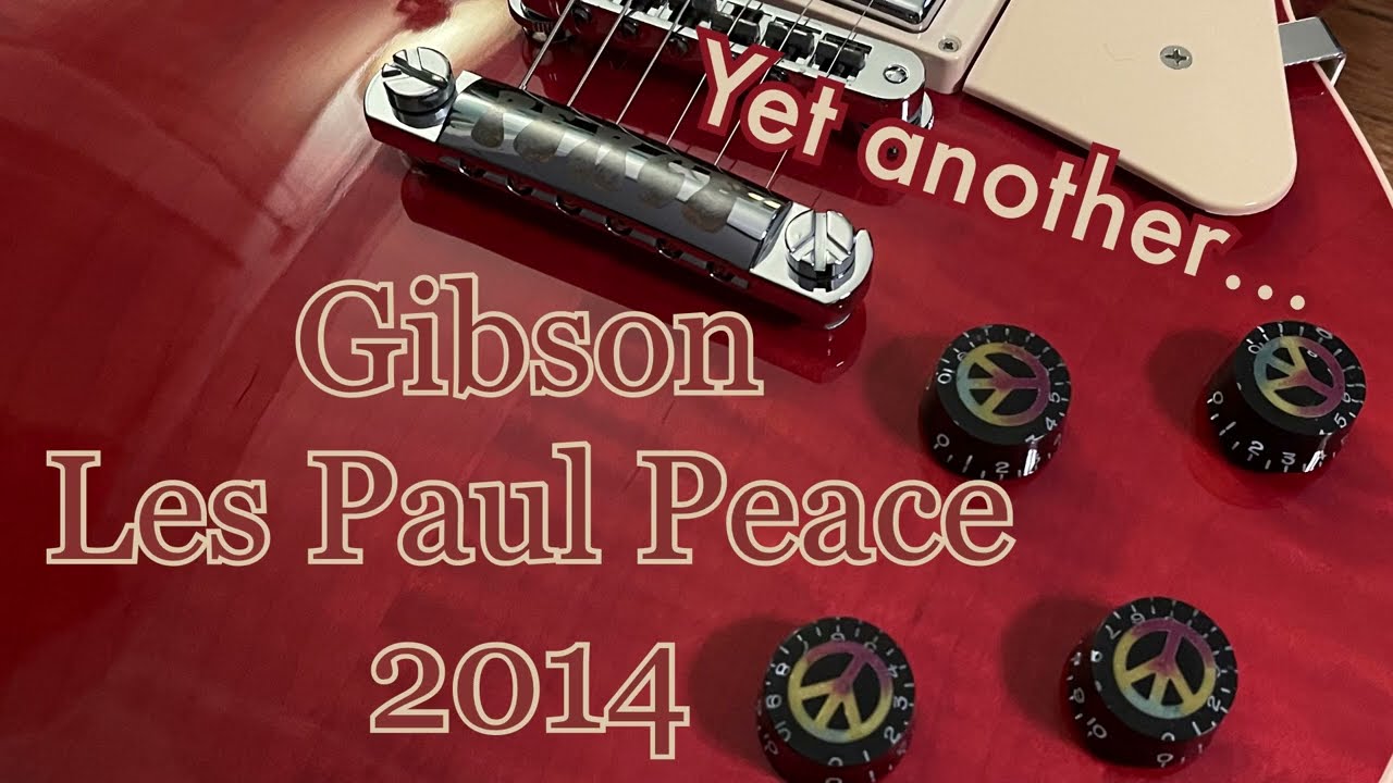 Gibson Les Paul Peace Peaceful Orange 2014