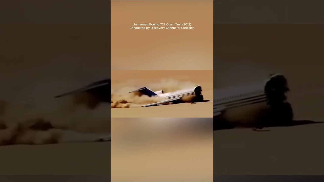 Boeing 727 CRASHES in Desert | Unmanned TEST