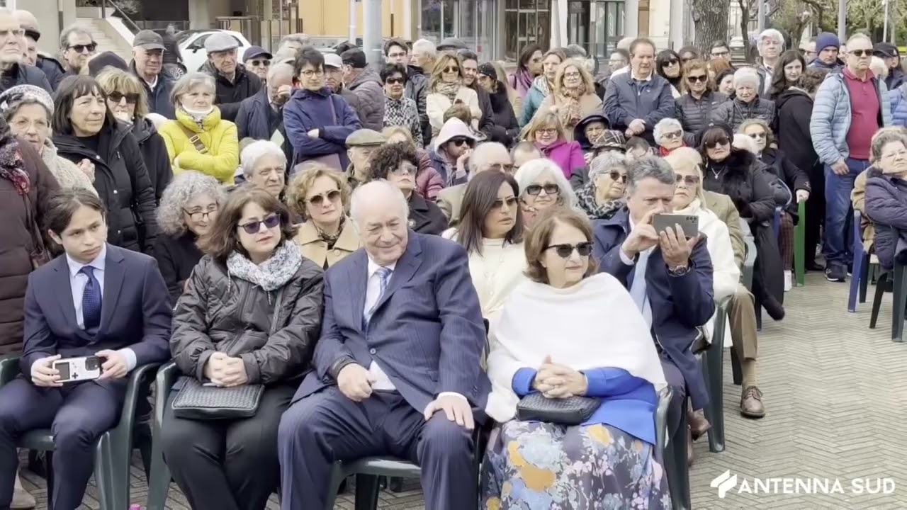 2 APRILE 2024 -  SAN MARCO IN LAMIS, UNA PANCHINA PER IL POETA DEI DUE MONDI JOSEPH TUSIANI
