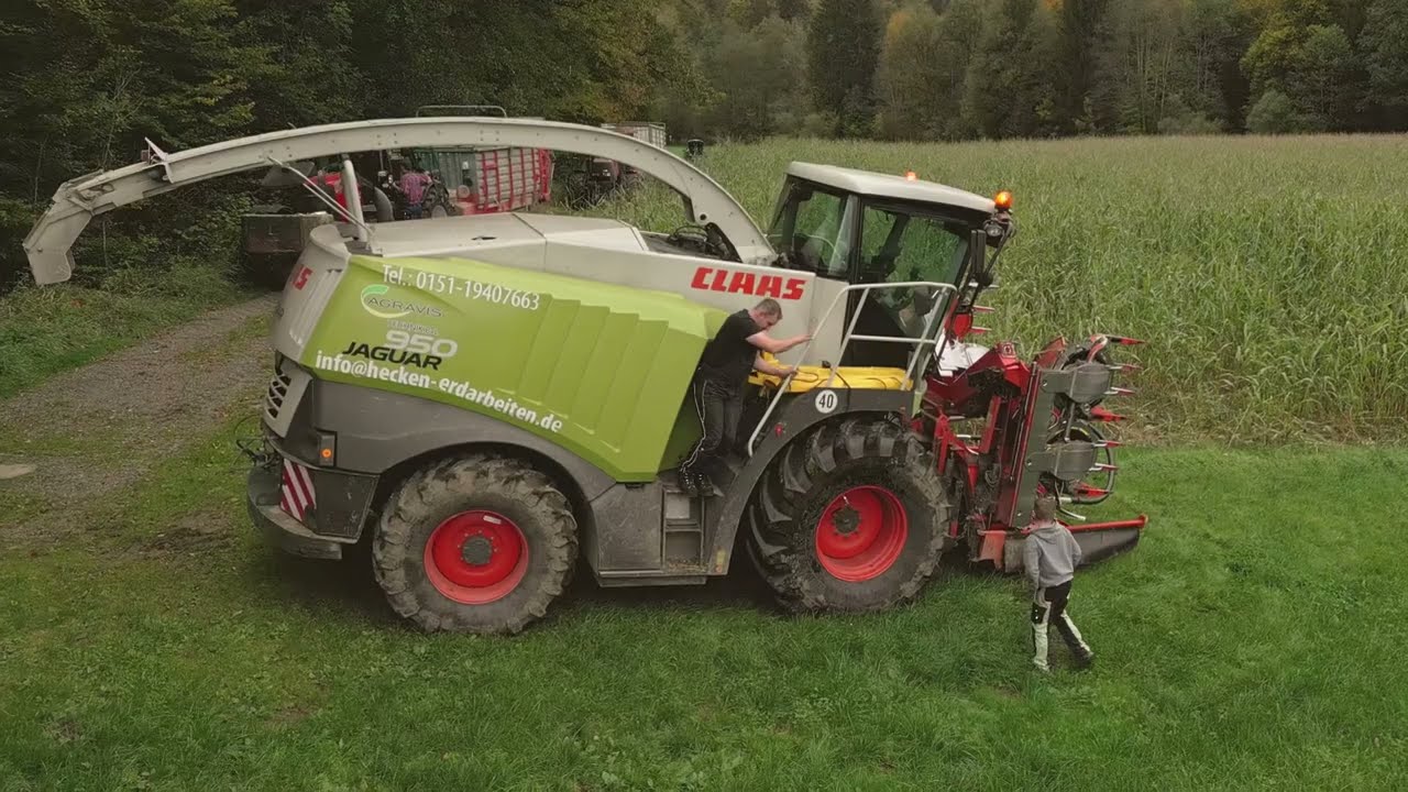 Maish&auml;ckseln 2024 Friesenhagen 4K H&auml;ckseln und silieren Tag und Nacht  Claas 950 Jaguar, Case, Fendt