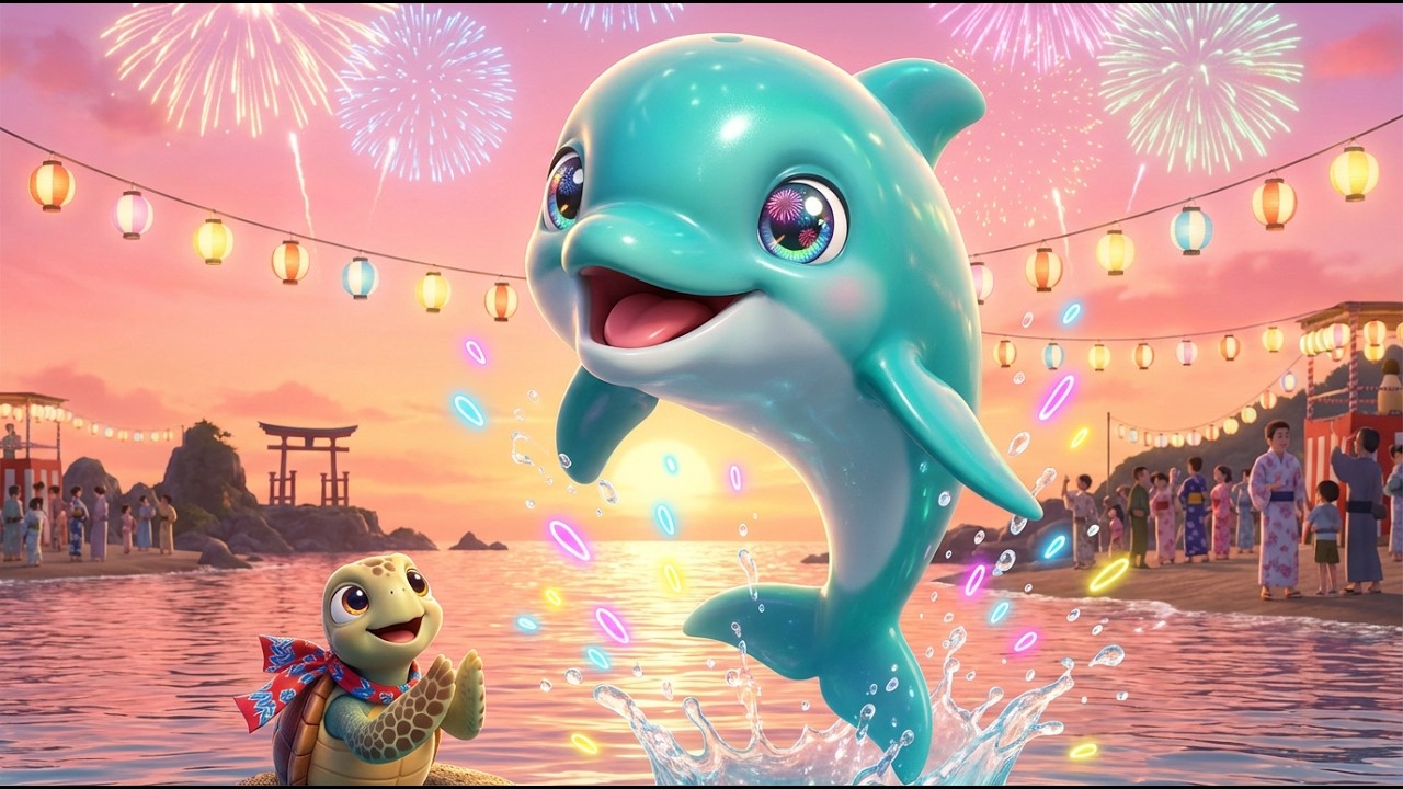 すいすいイルカさん 2🐬✨｜ジャンプ！ダンス！海のキッズソング