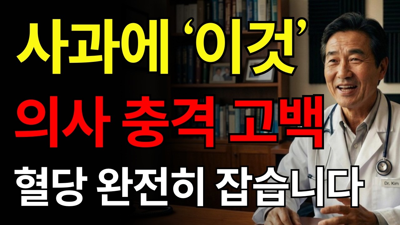 사과를 이것과 함께 먹으면 근육 성장을 돕고 당뇨 걱정을 완전히 잡아줍니다.