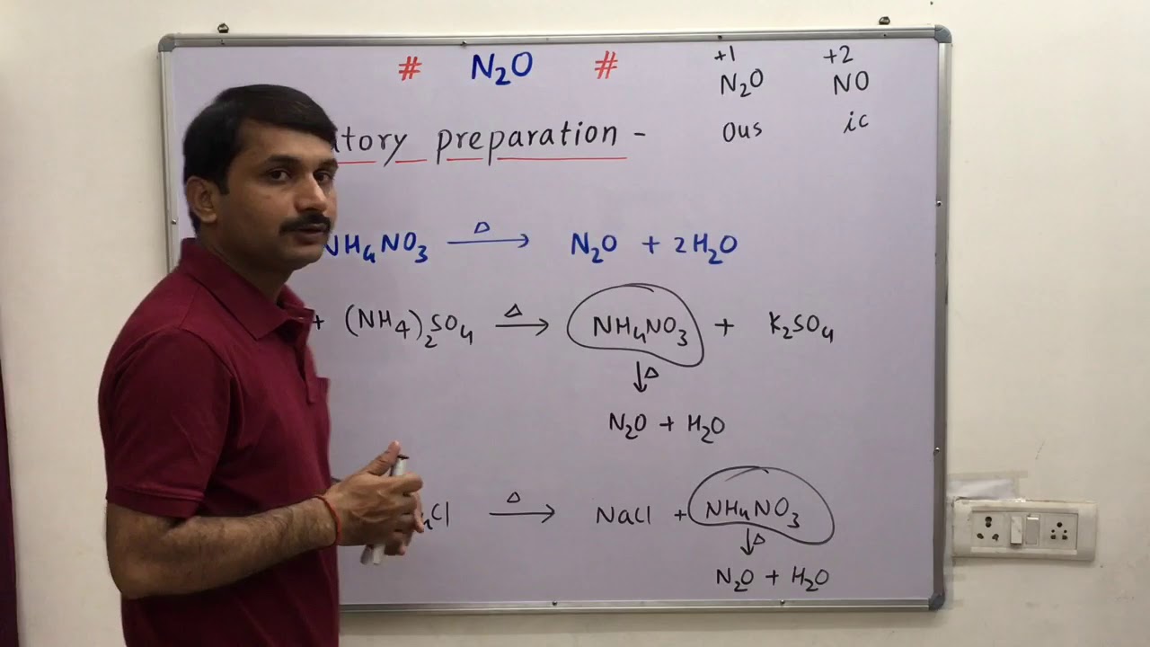 Oxides of Nitrogen ( Nitrous Oxide )
