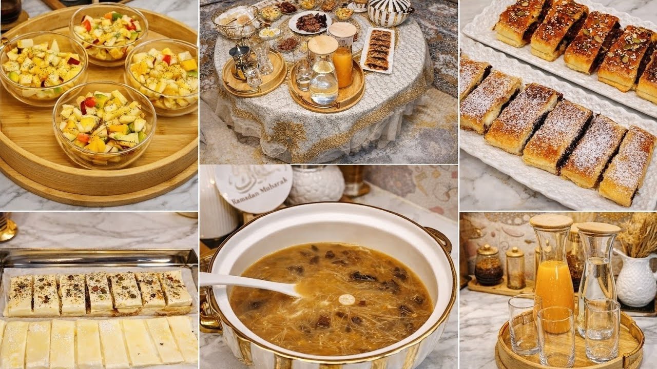 فطور رمضان 🌙 طبيلة متنوعة  سهلة و سريعة،الحلو و مالح بعجينة واحدة خفيفة قطنية،شوربة لذيذة وصحية