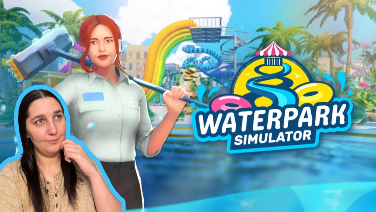 TRYING WATERPARK SIMULATOR DEMO🤽🤩 / PROVANDO PARQUE ACUATICO SIMULADOR DEMO🤽🤩