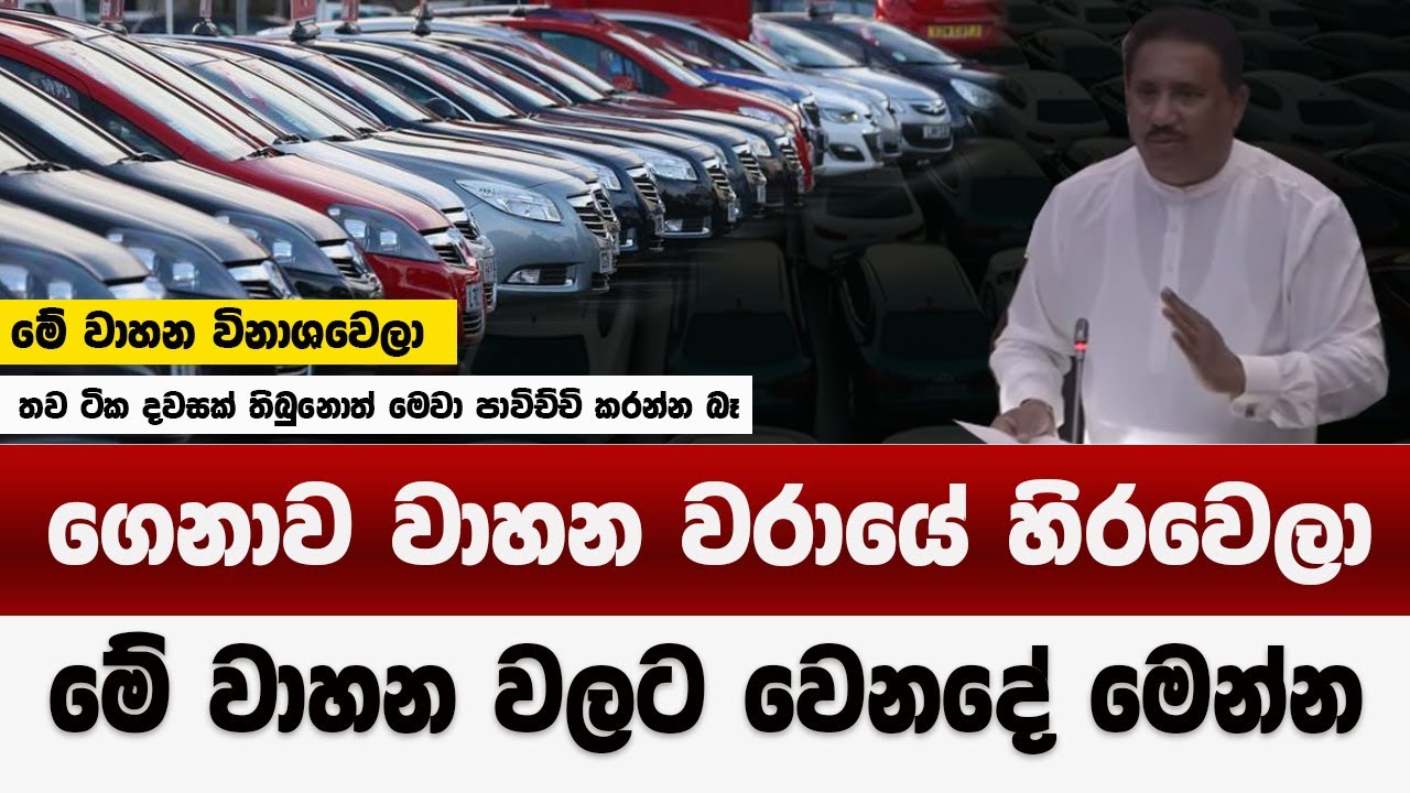 වරායේ හිරවුණ වාහන වලට වෙන දේ මෙන්න | මේ වාහන විනාශවෙලා | vehicles prices down 2026